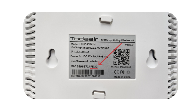 Беспроводное подключение TodaAir